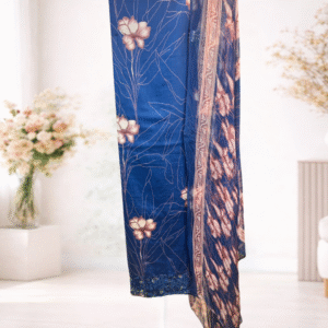 Floral Printed Unstitched Suit Set