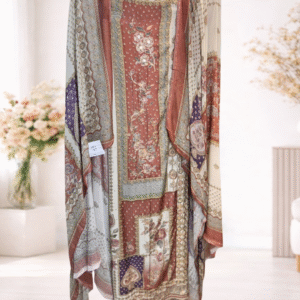 Heritage Printed Unstitched Suit Set