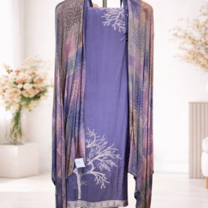 Premium cotton blend Unstitched Suit Set