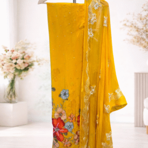 Floral Hand-Embellished Ethnic Suit Set