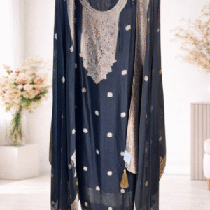 Classic Embellished Unstitched Suit Set