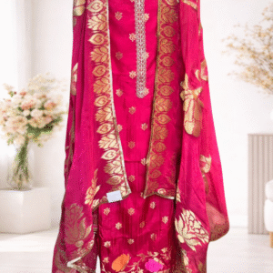 Traditional Woven Unstitched Suit Set