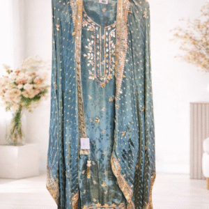 Classic Embellished Unstitched Suit Set