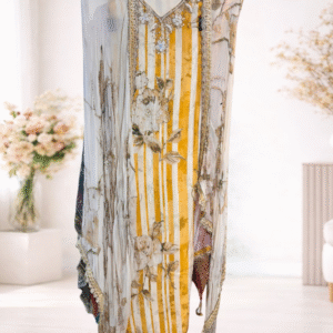 Designer Embellished Unstitched Suit Set